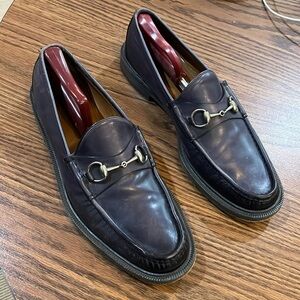 Gucci Men’s leather blue loafer. Size 11